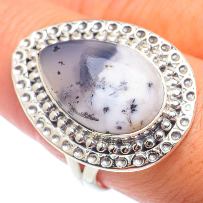 Dendritic Opal Rings handcrafted by Ana Silver Co - RING72704