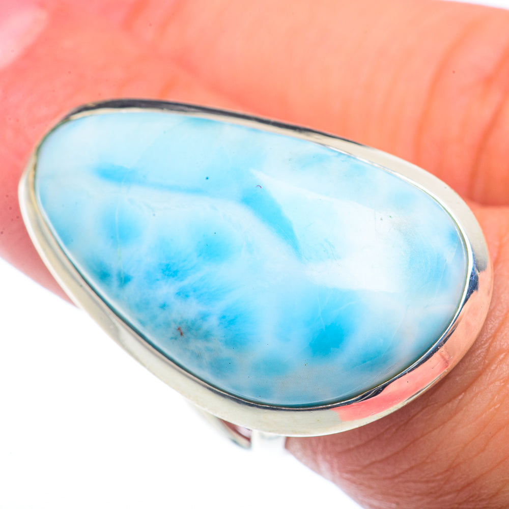 Larimar Rings handcrafted by Ana Silver Co - RING72717