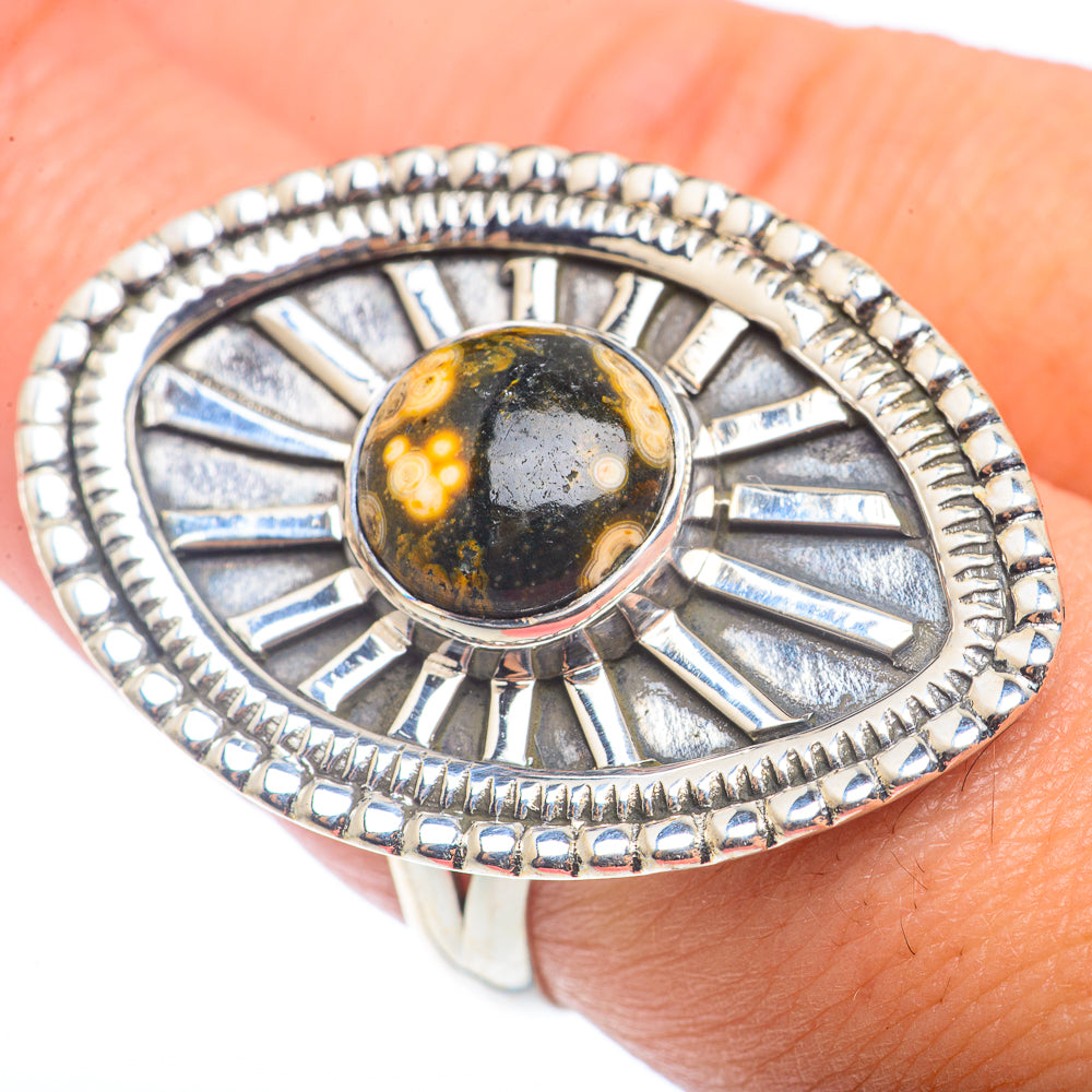 Peanut Wood Jasper Rings handcrafted by Ana Silver Co - RING72725