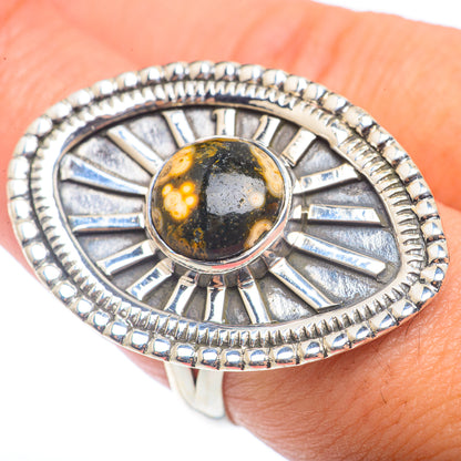 Peanut Wood Jasper Rings handcrafted by Ana Silver Co - RING72725