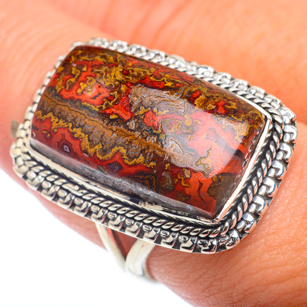 Red Jasper Rings handcrafted by Ana Silver Co - RING72729