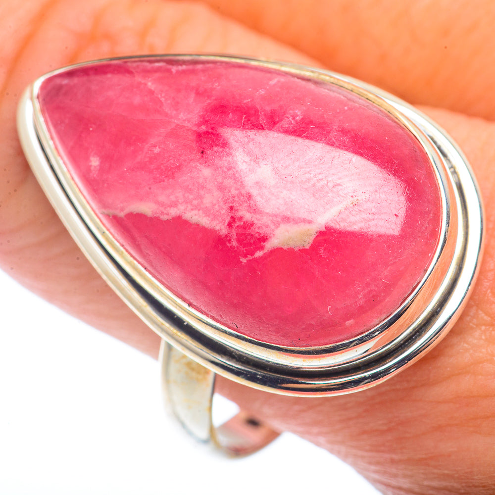 Rhodochrosite Rings handcrafted by Ana Silver Co - RING72733