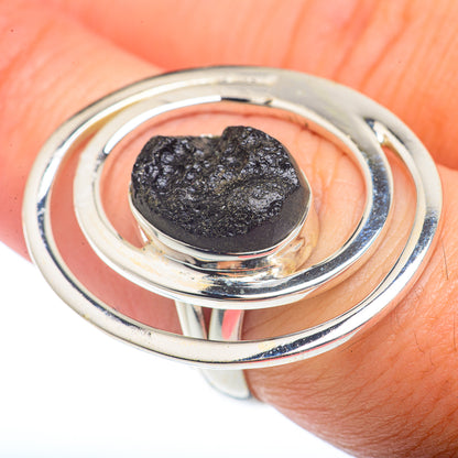 Tektite Rings handcrafted by Ana Silver Co - RING72741