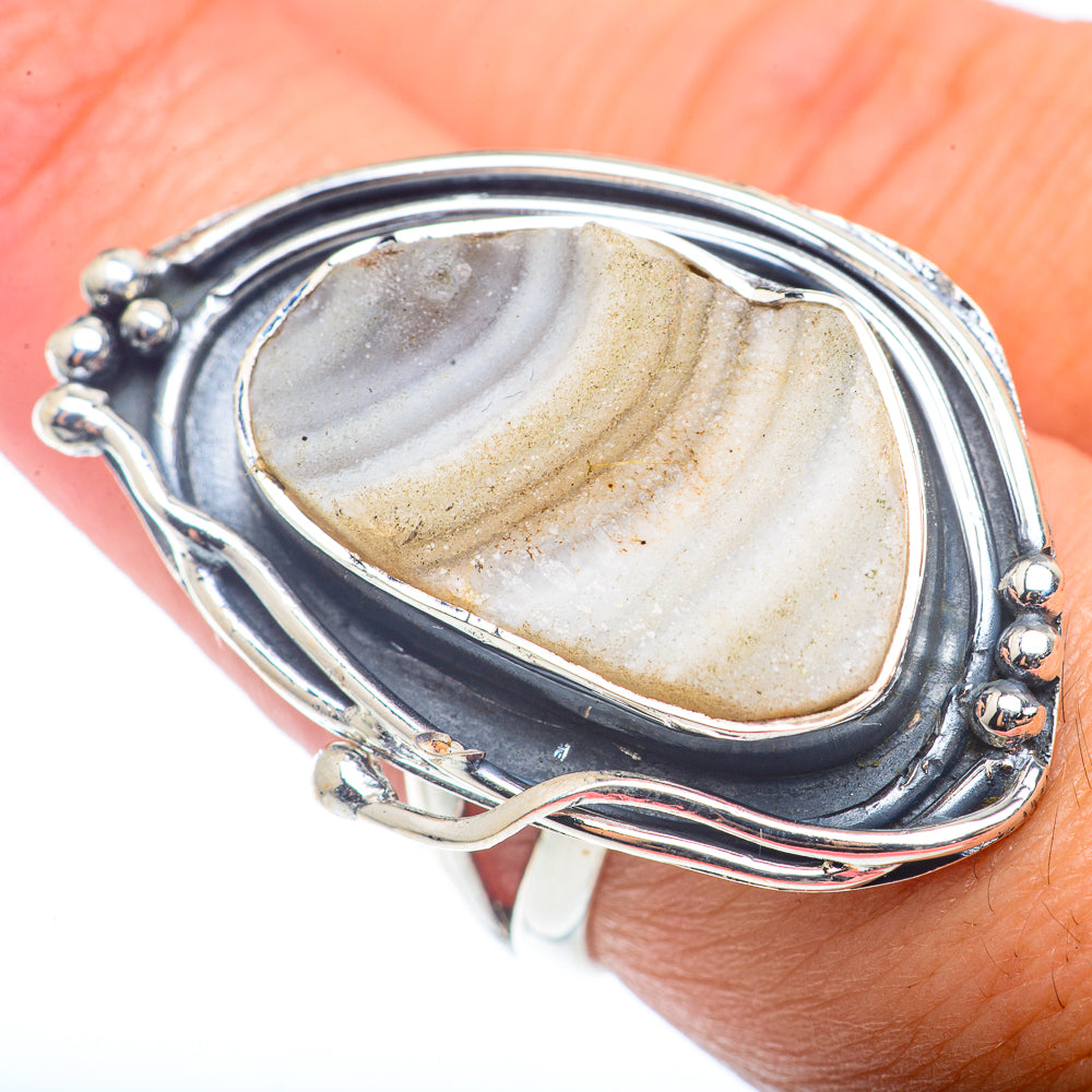 Desert Druzy Rings handcrafted by Ana Silver Co - RING72751