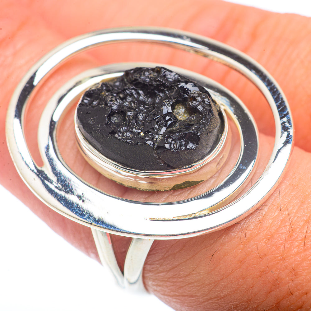 Tektite Rings handcrafted by Ana Silver Co - RING72776