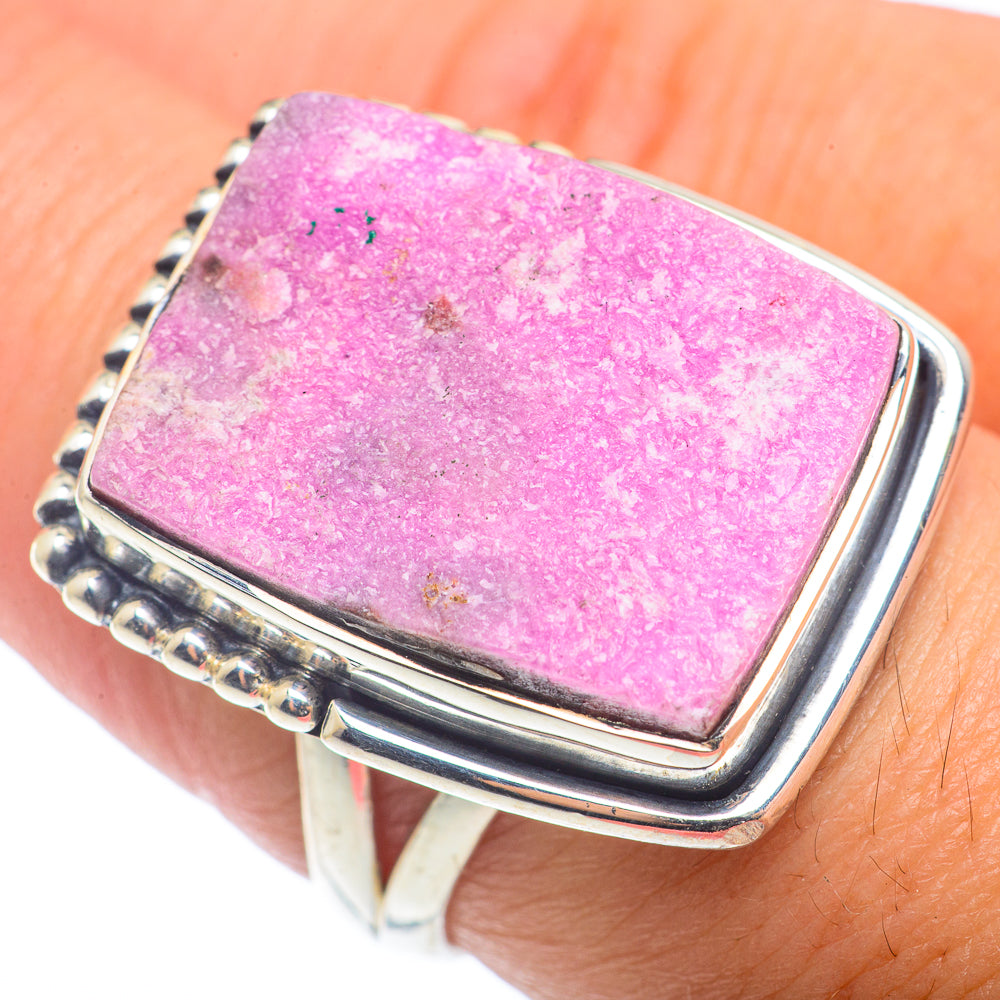 Cobalto Calcite Druzy Rings handcrafted by Ana Silver Co - RING72777