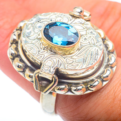 Blue Topaz Rings handcrafted by Ana Silver Co - RING72788