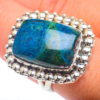 Chrysocolla Rings handcrafted by Ana Silver Co - RING72808