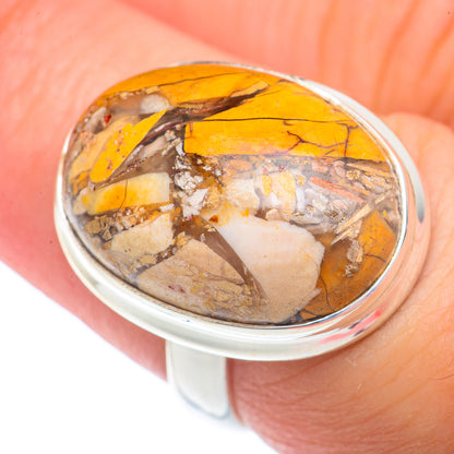 Brecciated Mookaite Rings handcrafted by Ana Silver Co - RING72819