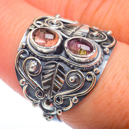Pink Tourmaline Rings handcrafted by Ana Silver Co - RING72821