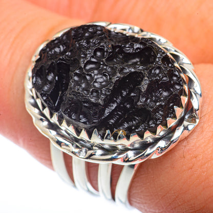 Tektite Rings handcrafted by Ana Silver Co - RING72830