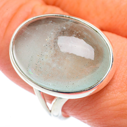 Aqua Chalcedony Rings handcrafted by Ana Silver Co - RING72849