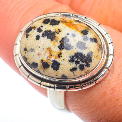 Dalmatian Jasper Rings handcrafted by Ana Silver Co - RING72857