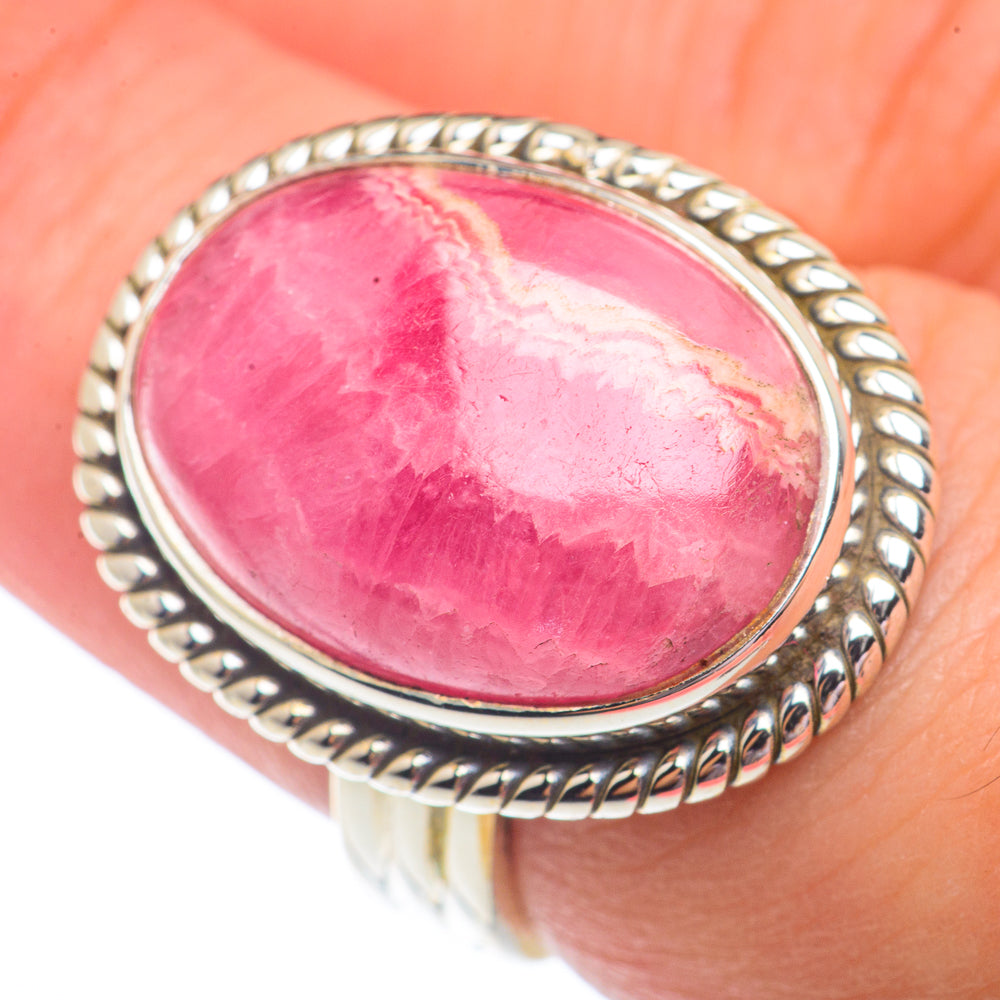 Rhodochrosite Rings handcrafted by Ana Silver Co - RING72866