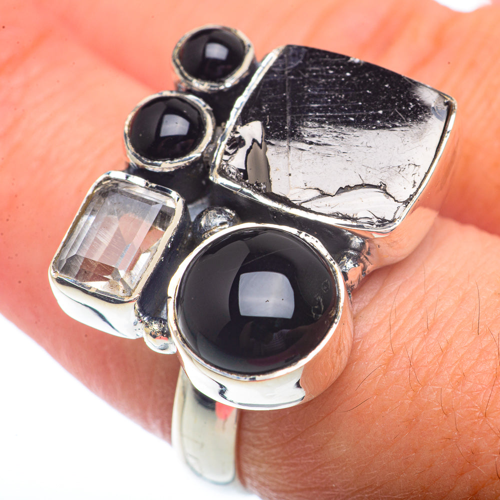 Shungite Rings handcrafted by Ana Silver Co - RING72876