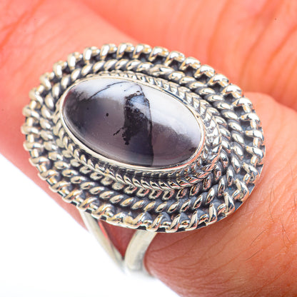 Dendritic Opal Rings handcrafted by Ana Silver Co - RING72880
