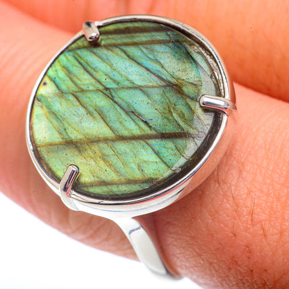 Labradorite Rings handcrafted by Ana Silver Co - RING72895