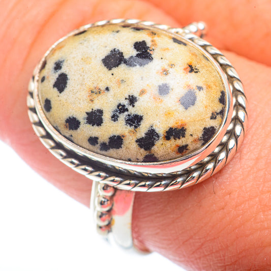 Dalmatian Jasper Rings handcrafted by Ana Silver Co - RING72901