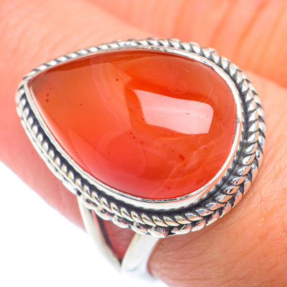 Carnelian Rings handcrafted by Ana Silver Co - RING72903