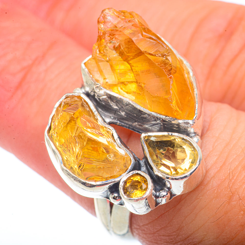 Citrine Rings handcrafted by Ana Silver Co - RING72904