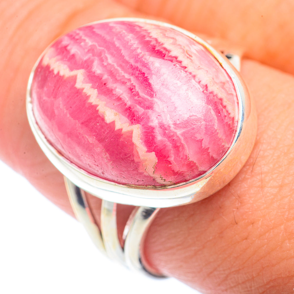 Rhodochrosite Rings handcrafted by Ana Silver Co - RING72905