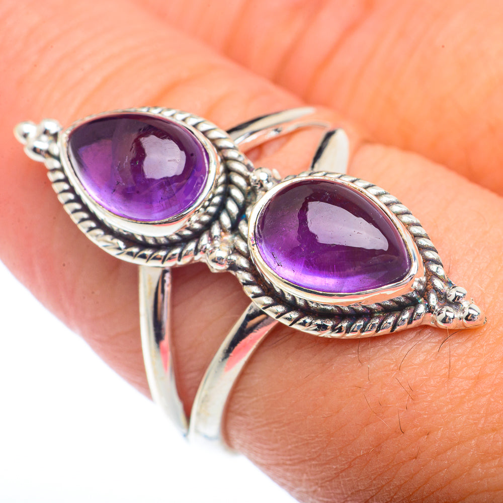 Amethyst Rings handcrafted by Ana Silver Co - RING72910