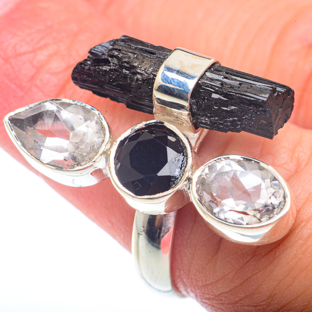 Tektite Rings handcrafted by Ana Silver Co - RING72917