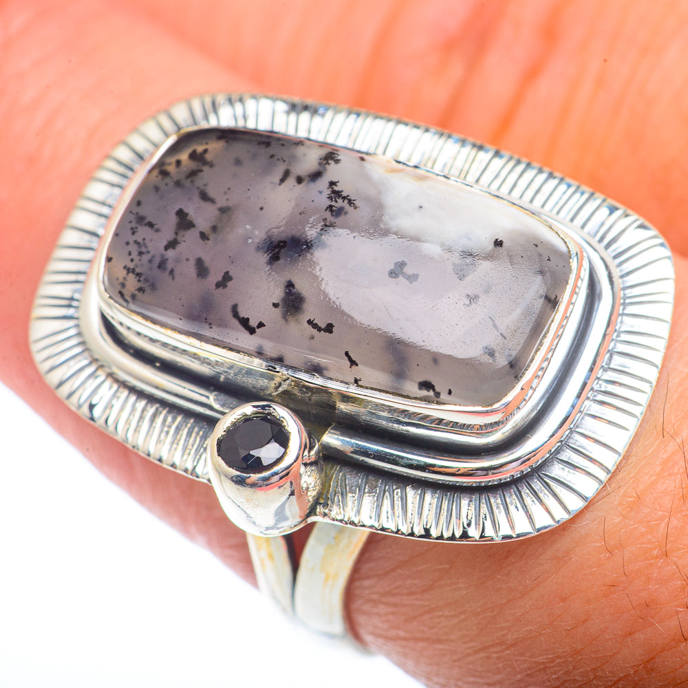 Dendritic Opal Rings handcrafted by Ana Silver Co - RING72920