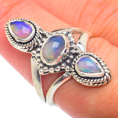 Ethiopian Opal Rings handcrafted by Ana Silver Co - RING72926