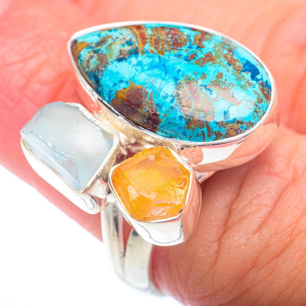 Shattuckite Rings handcrafted by Ana Silver Co - RING72929