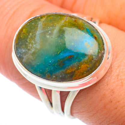 Peruvian Opal Rings handcrafted by Ana Silver Co - RING72930
