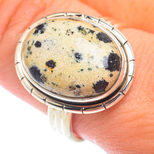 Dalmatian Jasper Rings handcrafted by Ana Silver Co - RING72942