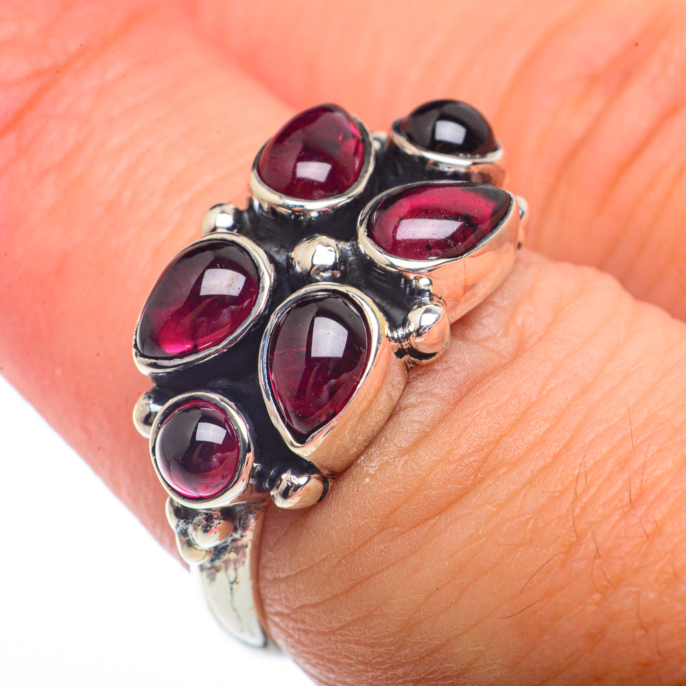 Garnet Rings handcrafted by Ana Silver Co - RING72947