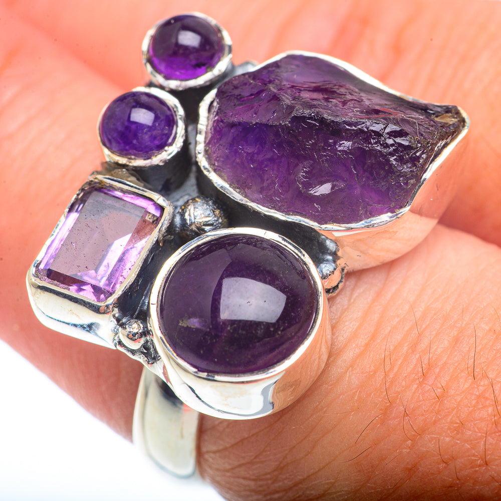 Amethyst Rings handcrafted by Ana Silver Co - RING72950