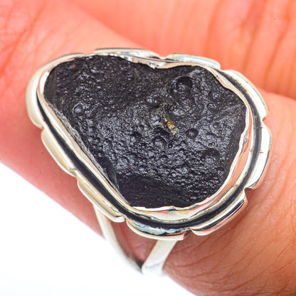 Tektite Rings handcrafted by Ana Silver Co - RING72957