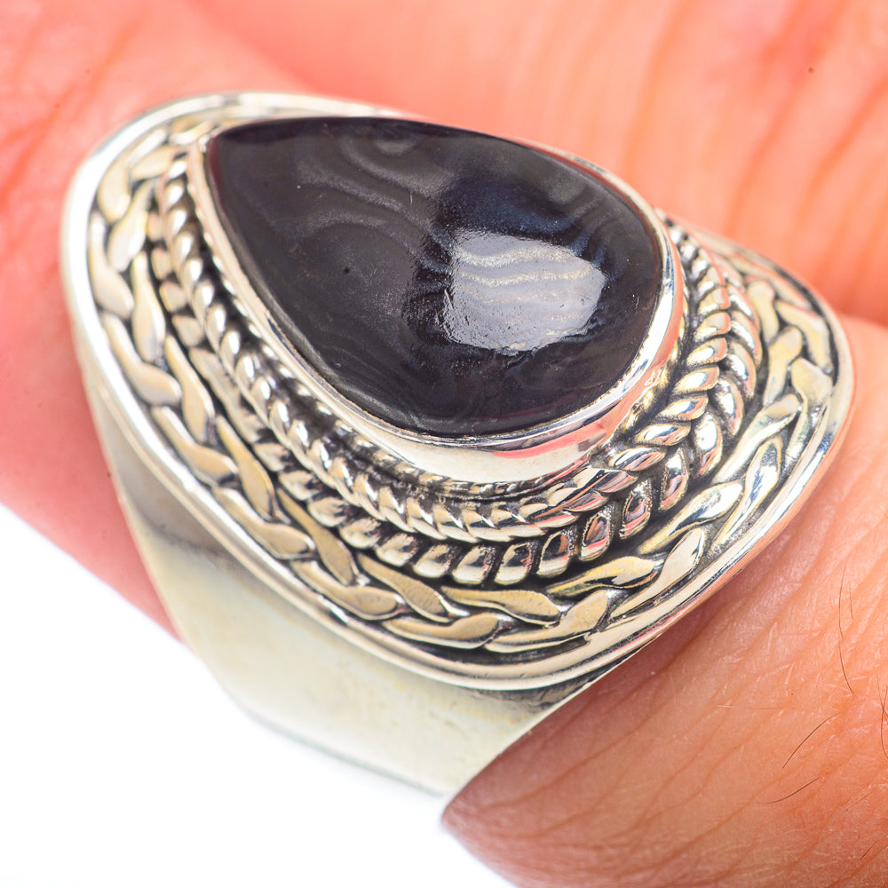 Black Onyx Rings handcrafted by Ana Silver Co - RING72958