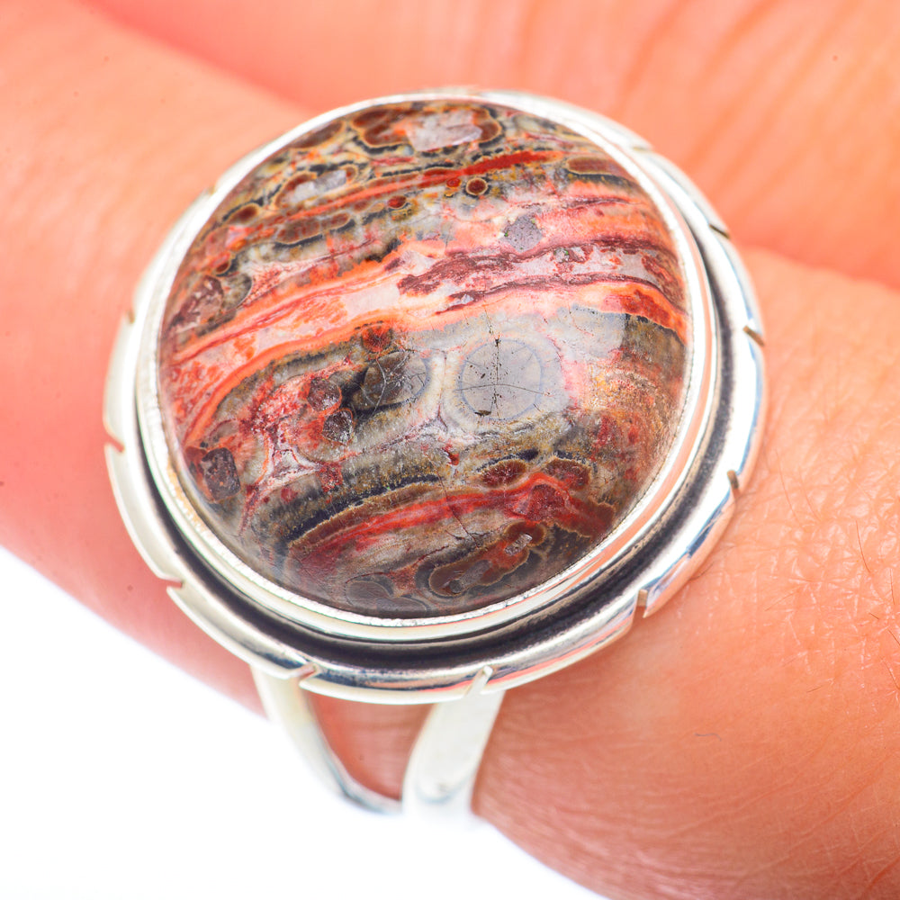 Poppy Jasper Rings handcrafted by Ana Silver Co - RING72982