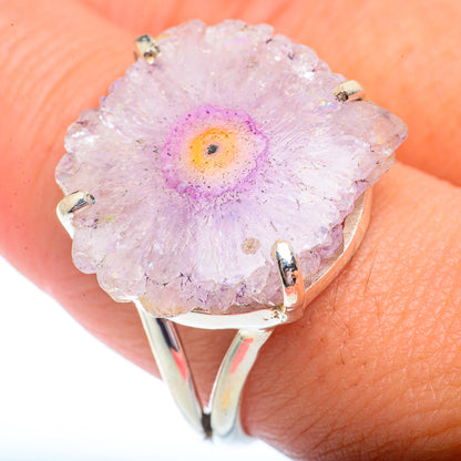 Amethyst Stalactite Rings handcrafted by Ana Silver Co - RING72992