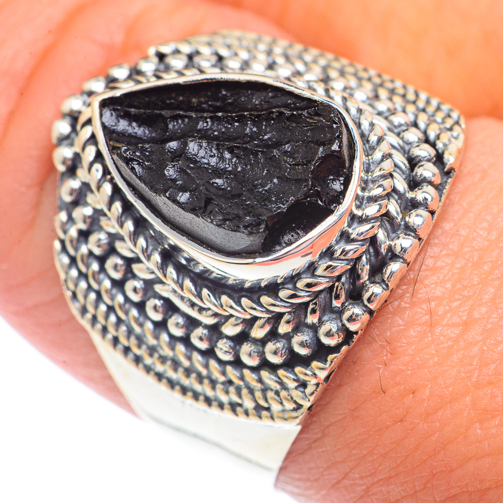 Tektite Rings handcrafted by Ana Silver Co - RING72996