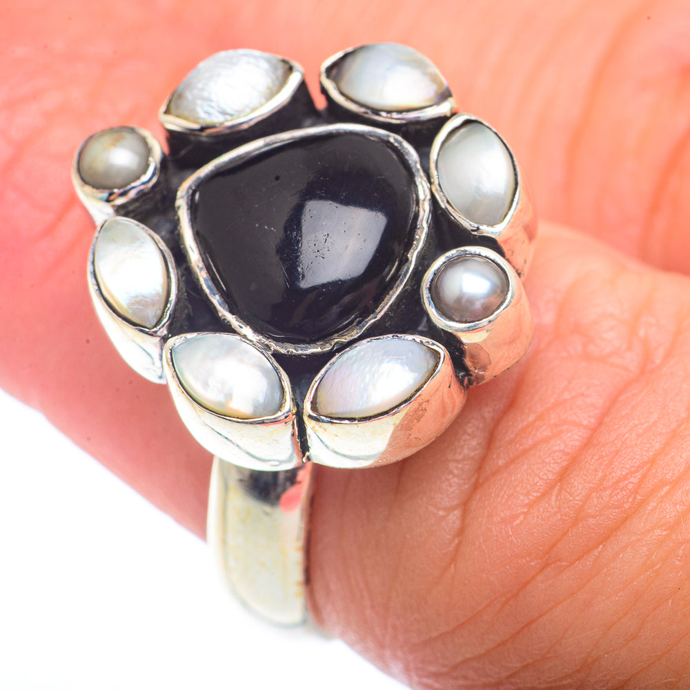 Black Onyx Rings handcrafted by Ana Silver Co - RING72997