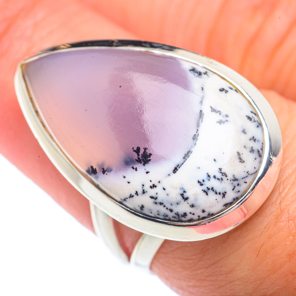 Dendritic Opal Rings handcrafted by Ana Silver Co - RING72998