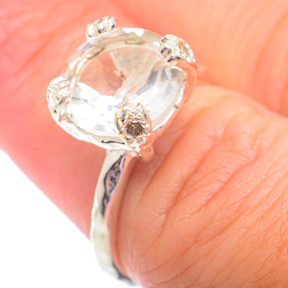White Quartz Rings handcrafted by Ana Silver Co - RING73002