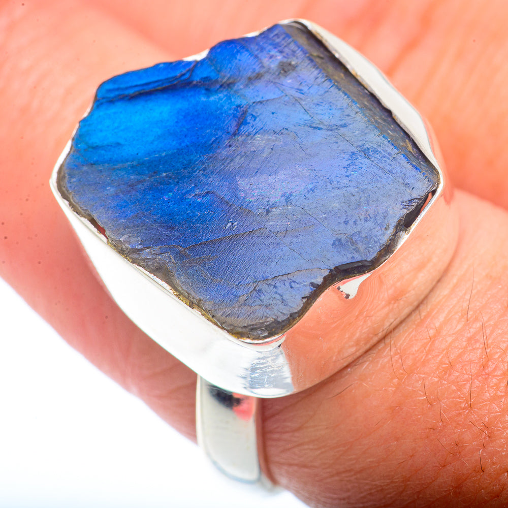Labradorite Rings handcrafted by Ana Silver Co - RING73009