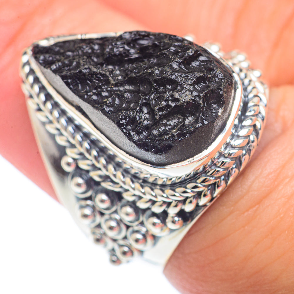 Tektite Rings handcrafted by Ana Silver Co - RING73033