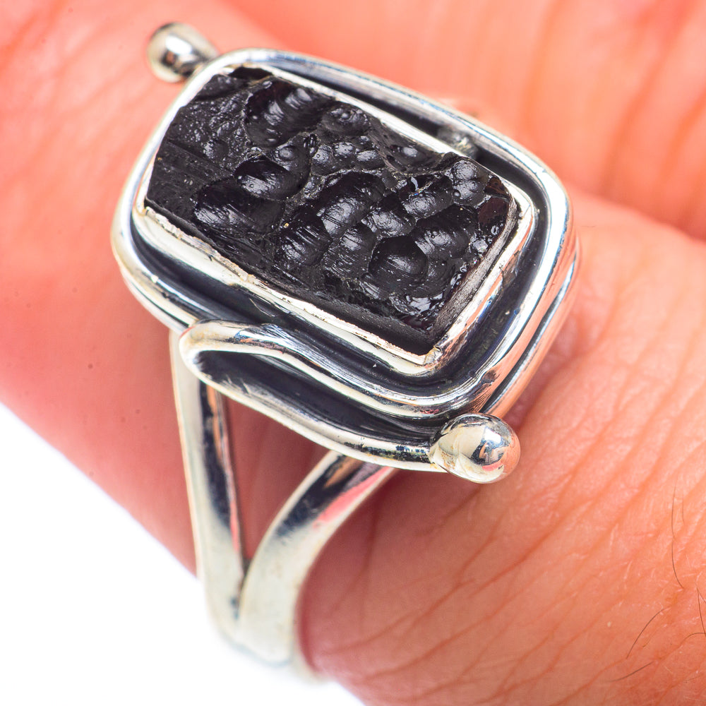 Tektite Rings handcrafted by Ana Silver Co - RING73035