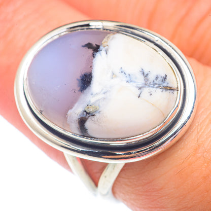 Dendritic Opal Rings handcrafted by Ana Silver Co - RING73038