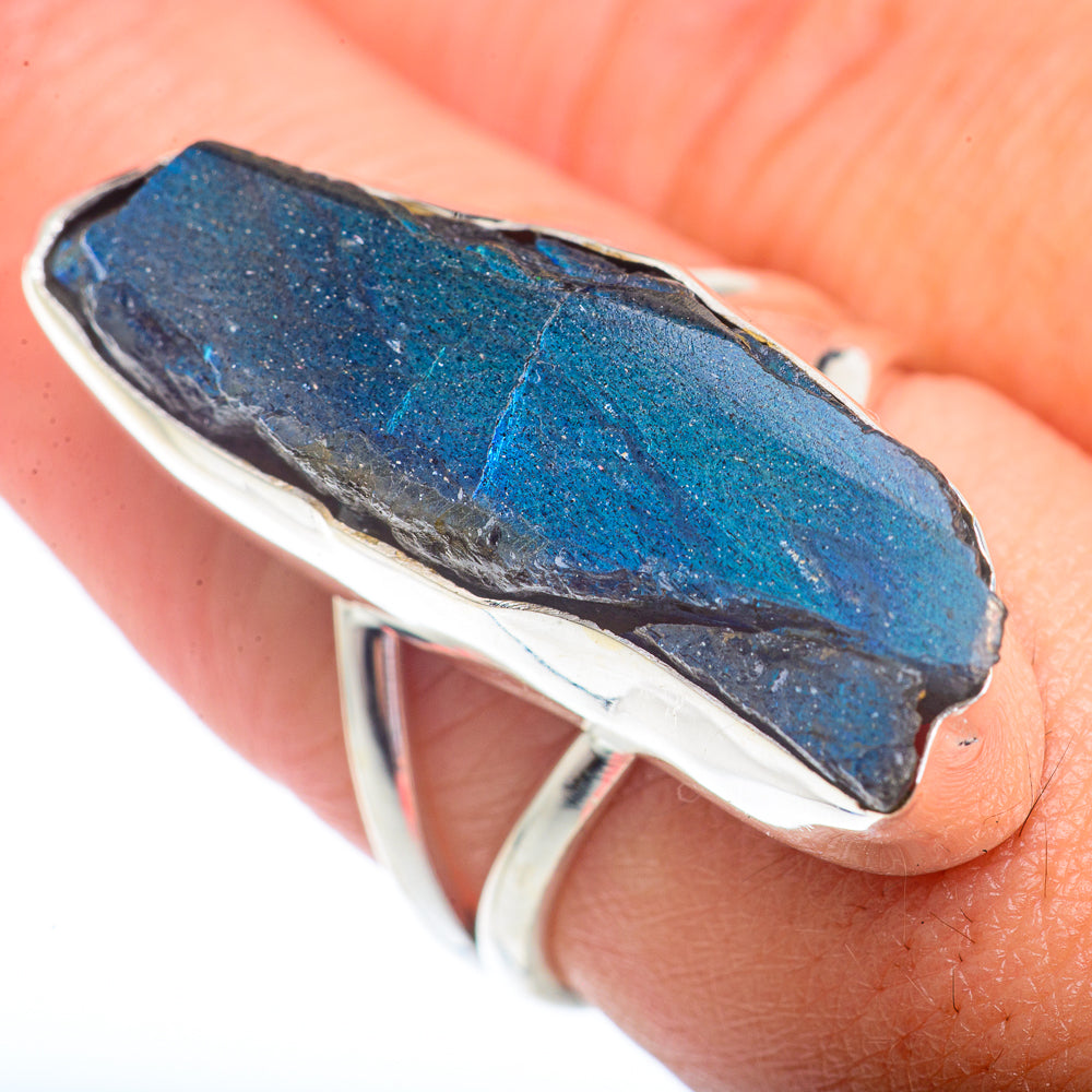 Labradorite Rings handcrafted by Ana Silver Co - RING73049