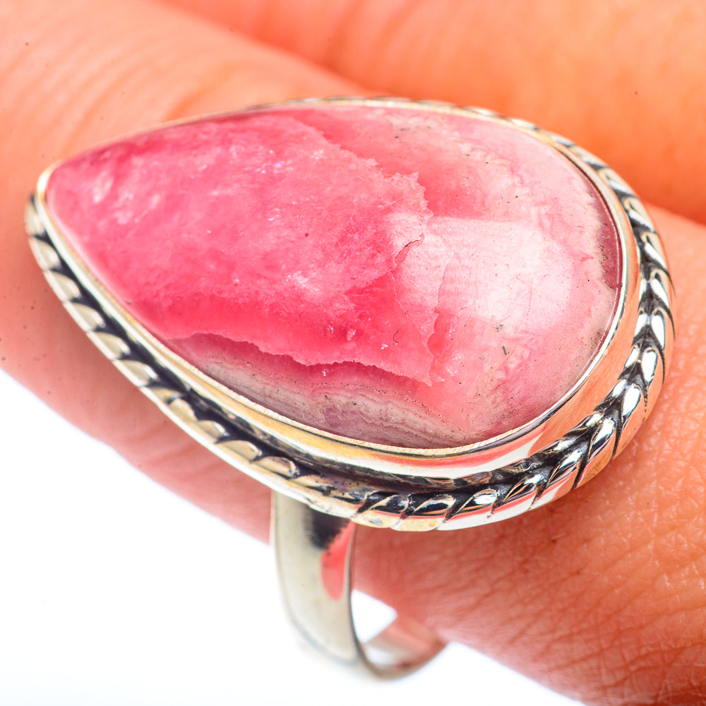 Rhodochrosite Rings handcrafted by Ana Silver Co - RING73070
