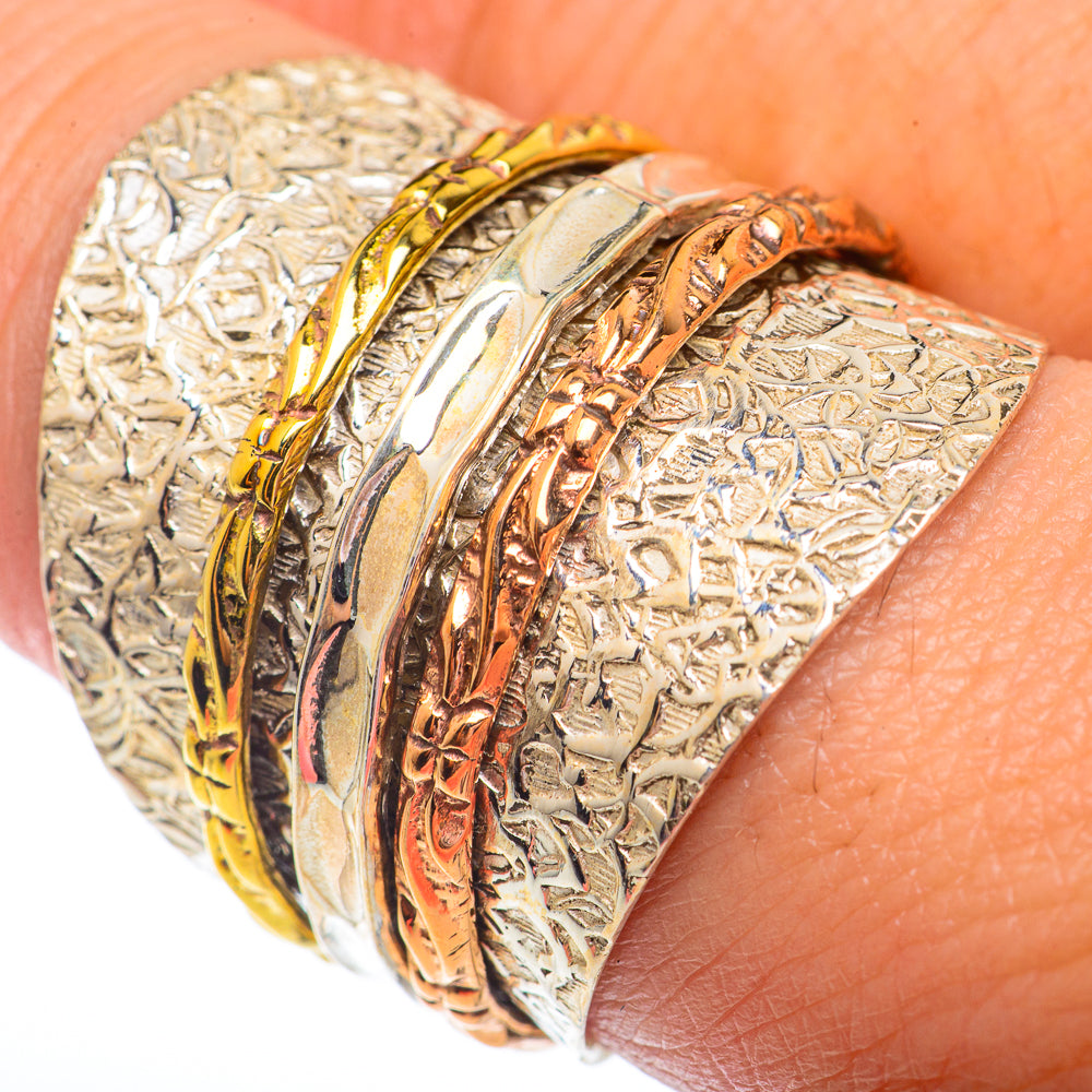 Meditation Spinner Rings handcrafted by Ana Silver Co - RING73074