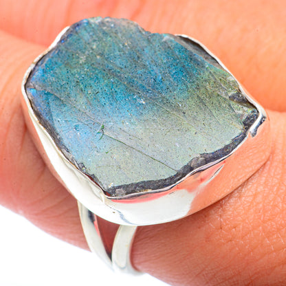 Labradorite Rings handcrafted by Ana Silver Co - RING73084